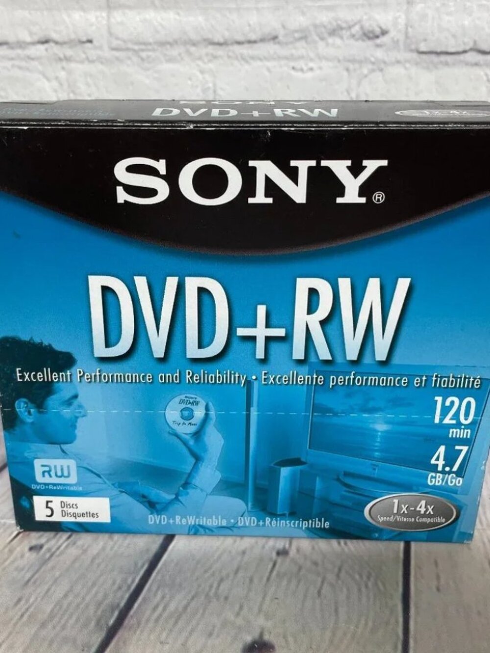 Sony DVD+RW Blank Disc - Brand New Sealed